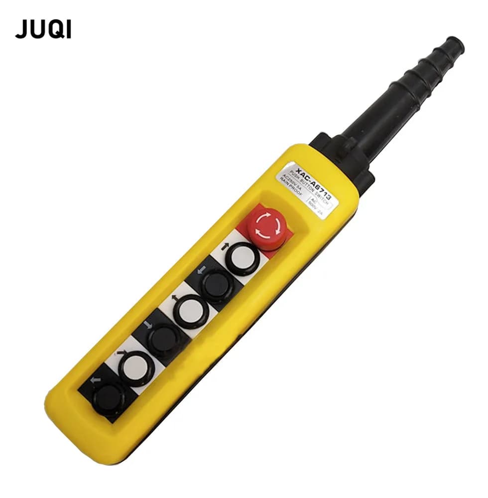 XAC-A6713 Rainproof Industrial Electric Crane Hoist Control Push Button Switches 7 Buttons 250V 5A 500V 2A