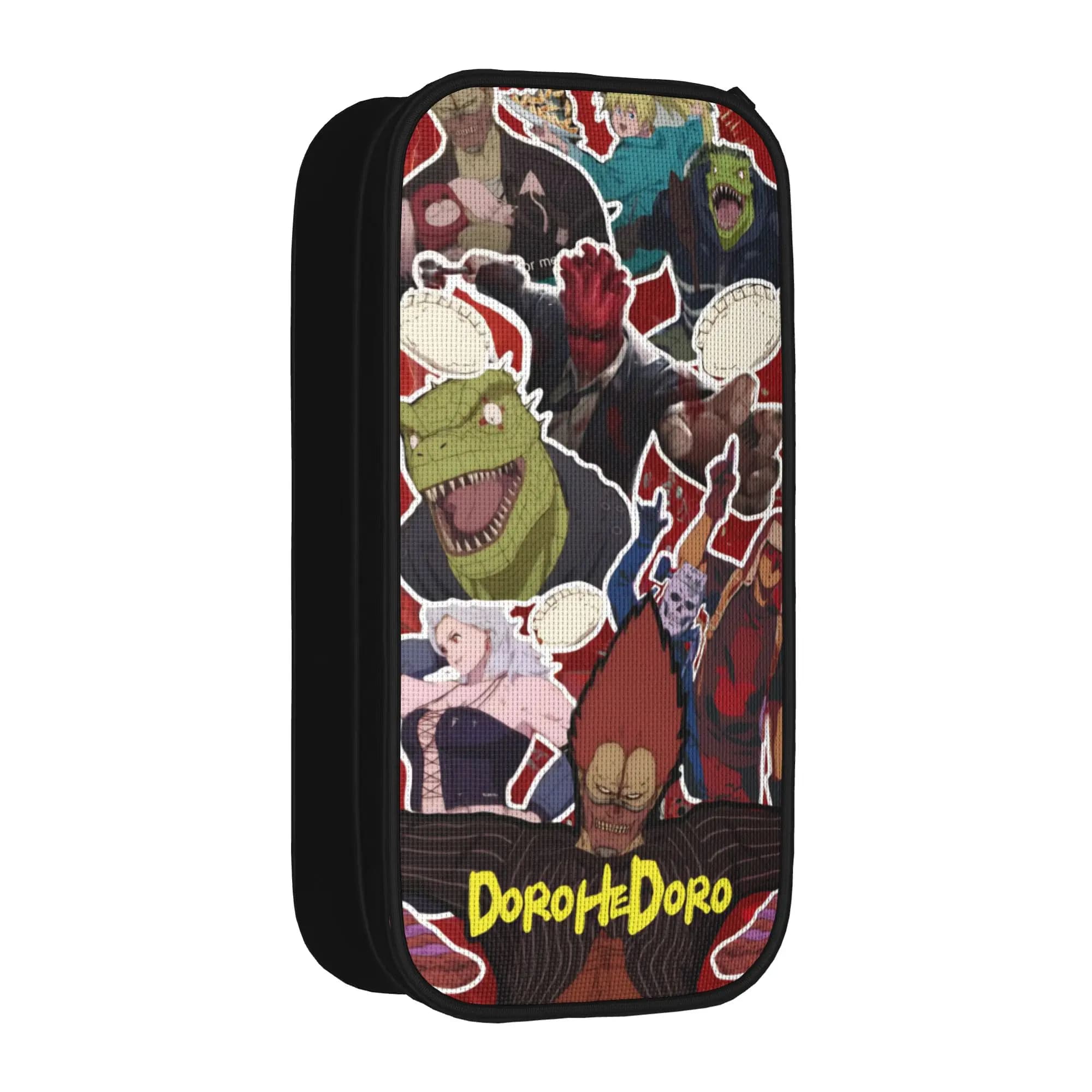 Large-capacity Pen Box Dorohedoro Anime Merch Double Layer Pencilcase Girl Make Up Bag Birthday Gift