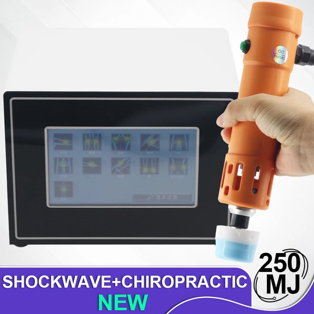 250MJ Wave Therapy Machine, Chiropractic Gun 2 IN 1 for ED Treatment, Impulse Massage for Relaxation, New Wave 2026