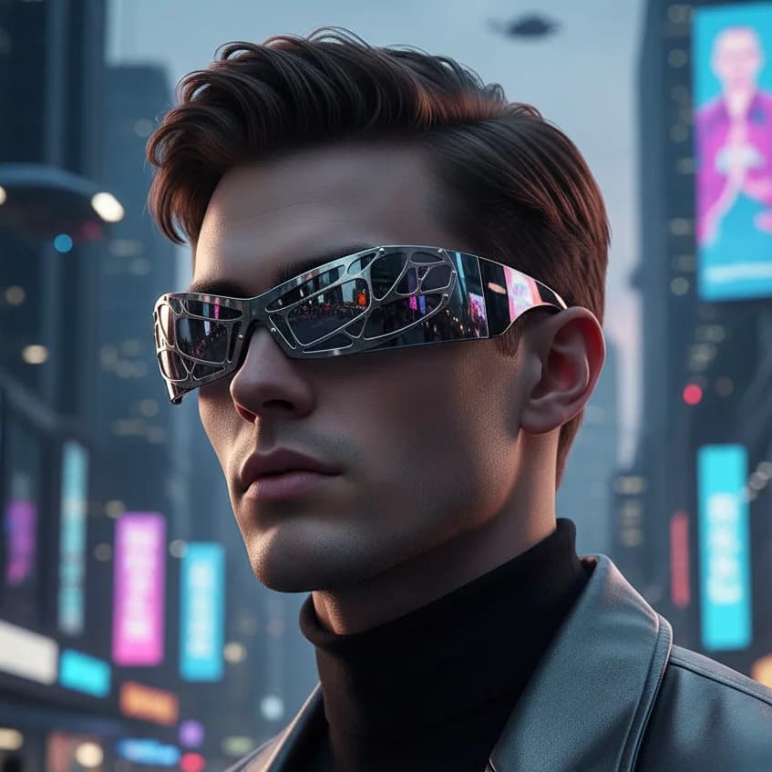 Y2K Punk Rimless Mask Sunglasses Men Women Luxury Brand One-Piece Rectangle Eyewear Male Sun Glasses Sense of Technology Gafas