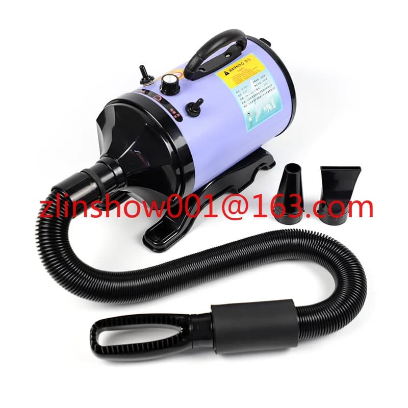 Pet dryer high power drying pet hair blowing hair pulling suction blowing integrated