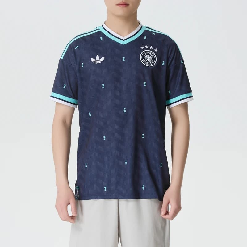 Adidas T-Shirt Men's Fan Version Football Short-Sleeved Jersey Running Fitness Quick-Drying Comfortable Breathable Sportswear Jn2074