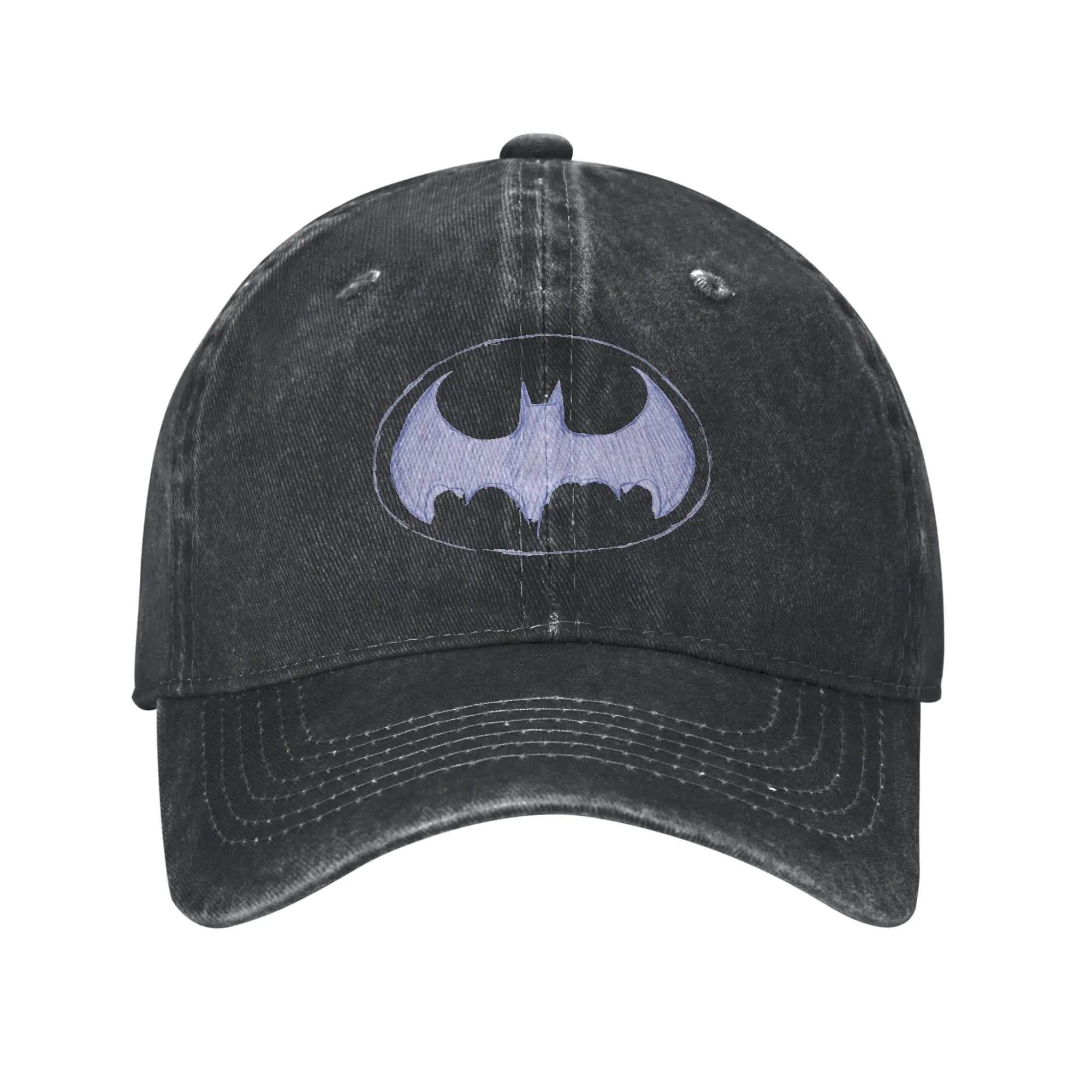 Casual Batman Symbol Sketchbook Logo Baseball Cap Men Women Distressed Denim Snapback Hat Outdoor Summer Gift Caps Hat