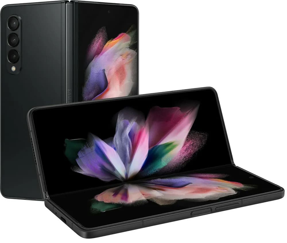 Refurbished Samsung Galaxy Z Fold 3 5G Unlocked Smartphone 7.6" Foldable Display Snapdragon NFC 12GB+256/512GB Mobile Phone