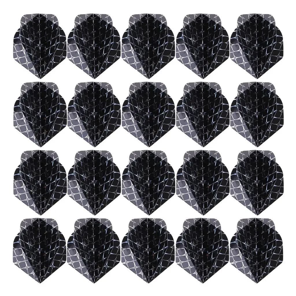 Bundle of 20 Standard Dart s Professional Durable PET Dart Tail Wing-adatto per freccette in acciaio/punta morbida
