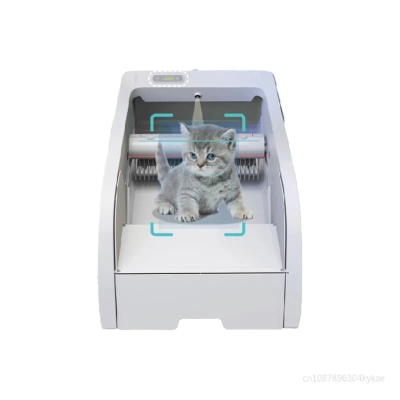 Nuova APP Lettiera automatica intelligente per gatti Cassetto semichiuso grande senza pala, antispruzzo e odori