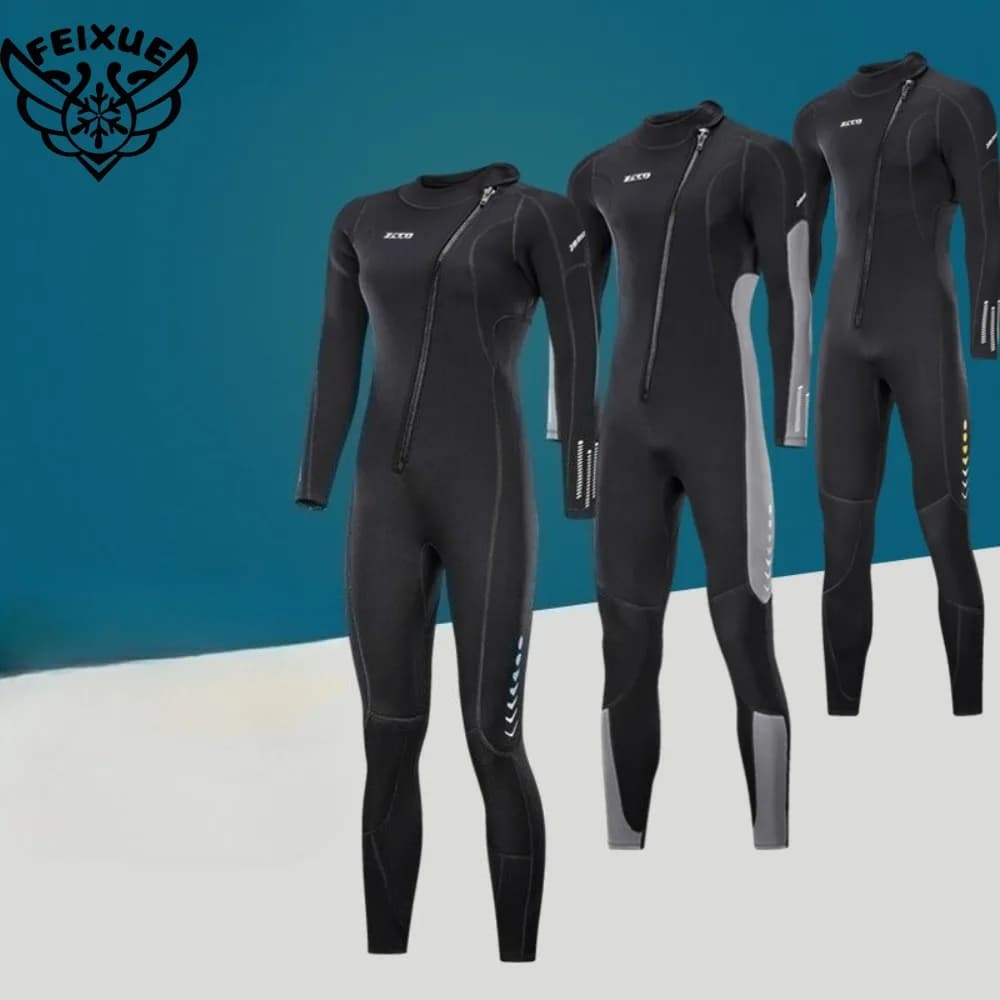 New 3-mm neoprene Mute Diver Mute for Body Man Snorkeling Surf Nuoto Long Sleeves Hot Water Mute