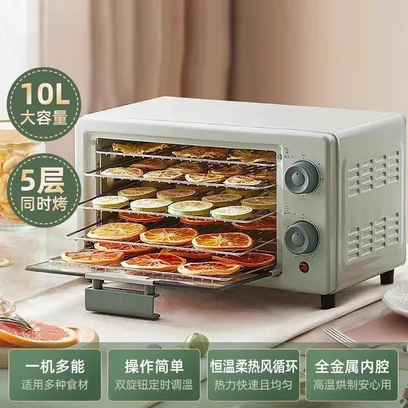 Essiccatore Domestico per Frutta e Verdura, Macchina per Essiccare Alimenti, Snack per Animali Domestici, Carne e Frutta Secca