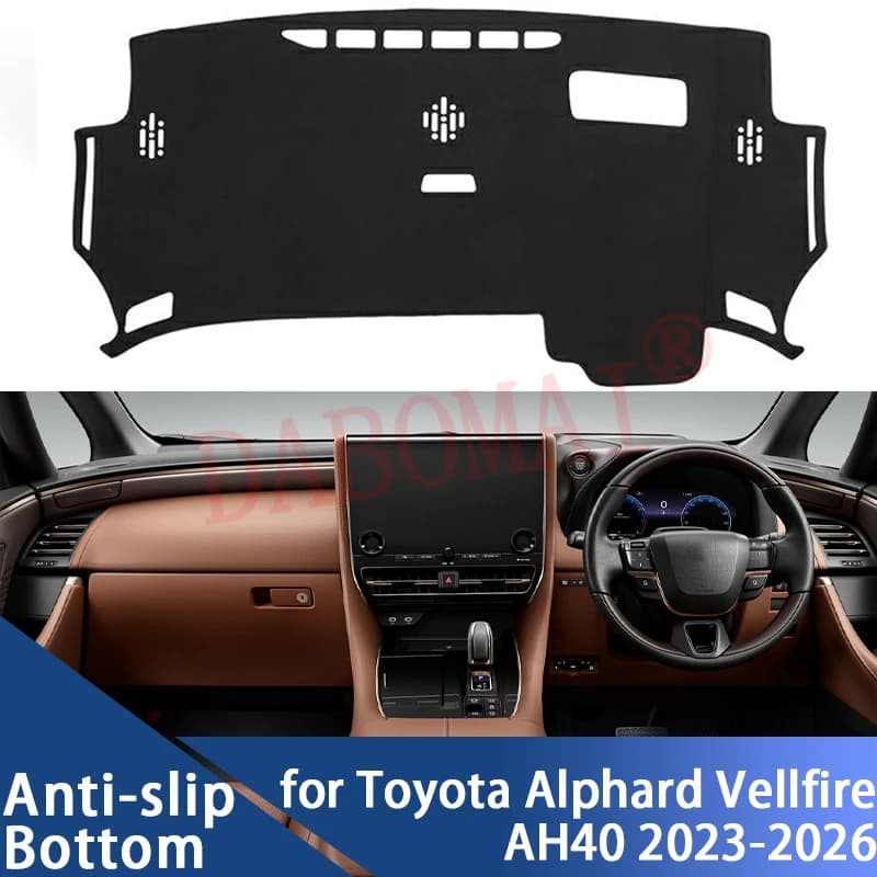 Per Toyota Alphard Vellfire AH40 Serie 40 2023-2026 Tappetino Copertura Cruscotto Auto Tappeto Parasole Cuscino
