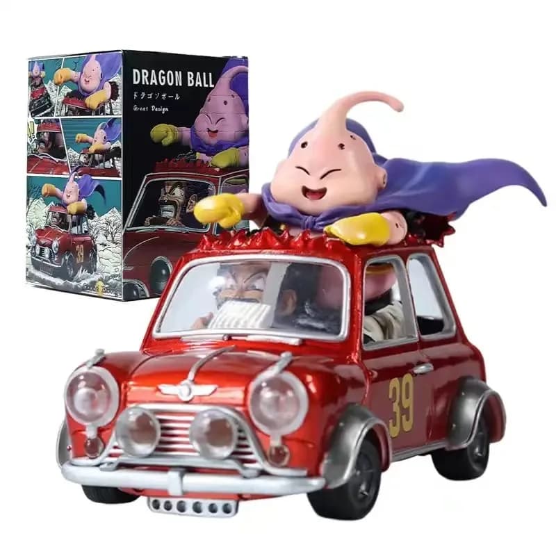 14CM Dragon Ball Z Fat Buu Anime figure Majin Buu Figurine Mr. Satan Drive Car statua in Pvc modello da collezione decorazione giocattolo regalo