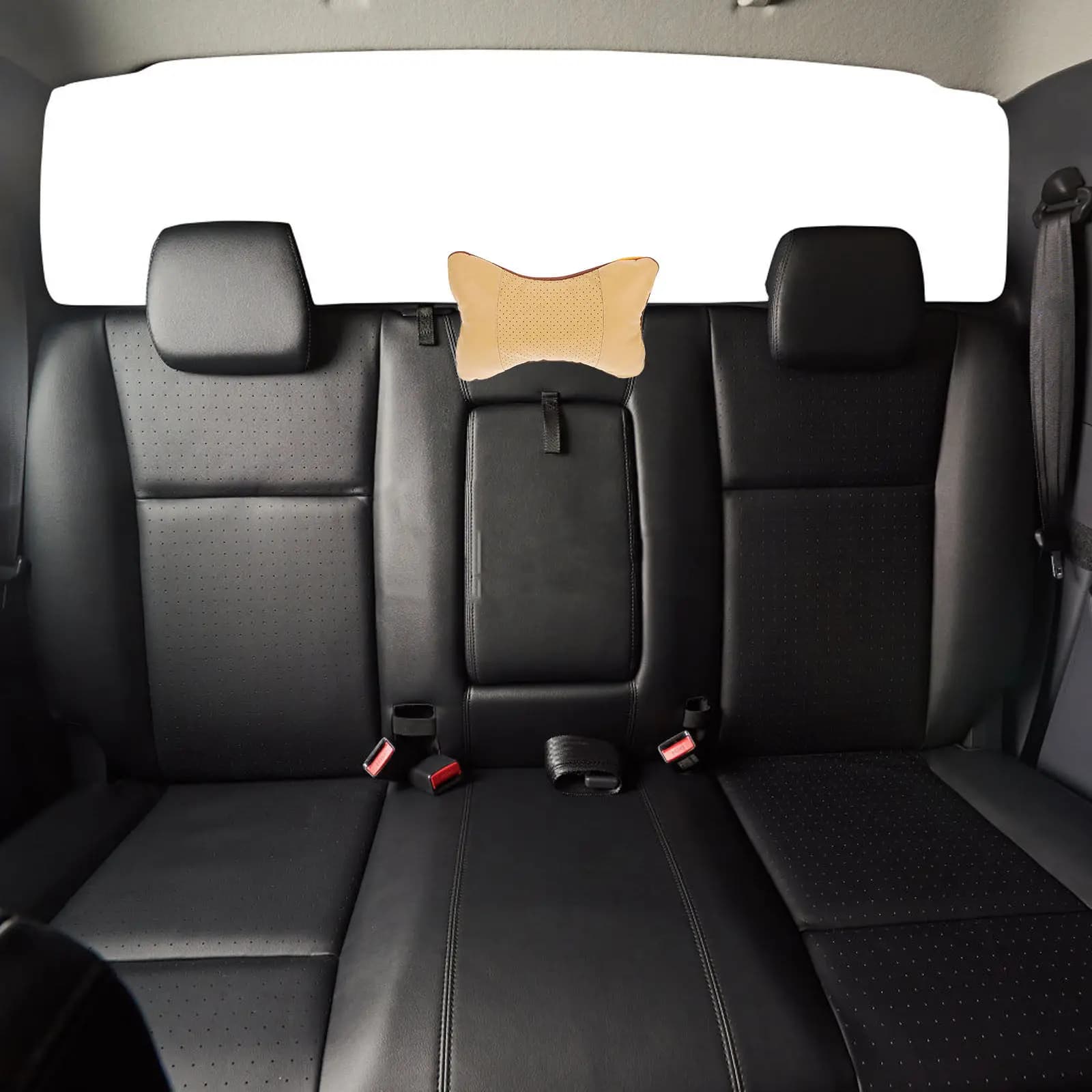 2 Pezzi Cuscino Universale per il Collo per Guida, Viaggi, Auto, Ufficio, Supporto Posturale, Rilassamento Muscolare, Nero