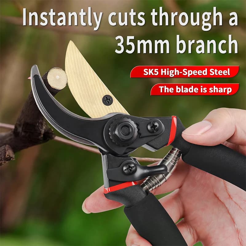Effort-saving design di Garden Scissors Potential for branches, High quality garden pruning shears, Fruit Tree Pot, Home landscape pruning tool, Sk5 blade shears