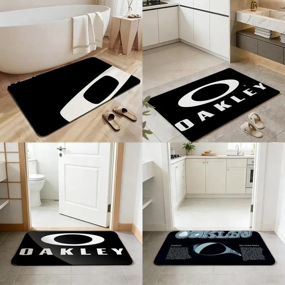 Tappetino da Bagno O-Oakley alla Moda, Antiscivolo, ad Asciugatura Rapida in Terra Diatomacea, Tappeto Assorbente
