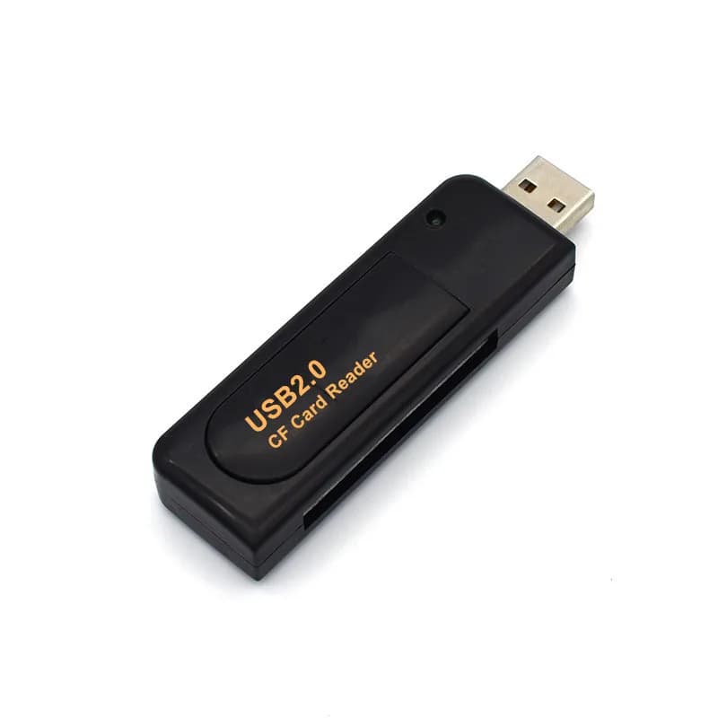 Lettore di Schede CF USB 2.0 per Fotocamera Digitale CCD, Adattatore per Trasferimento Dati e Estensione Memoria