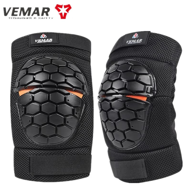 VEMAR Ginocchiere per moto MTB DH MX Dirt Bike Moto Ginocchiera Supporto Protezioni Ginocchiere per motocross Equipaggiamento protettivo M-XL