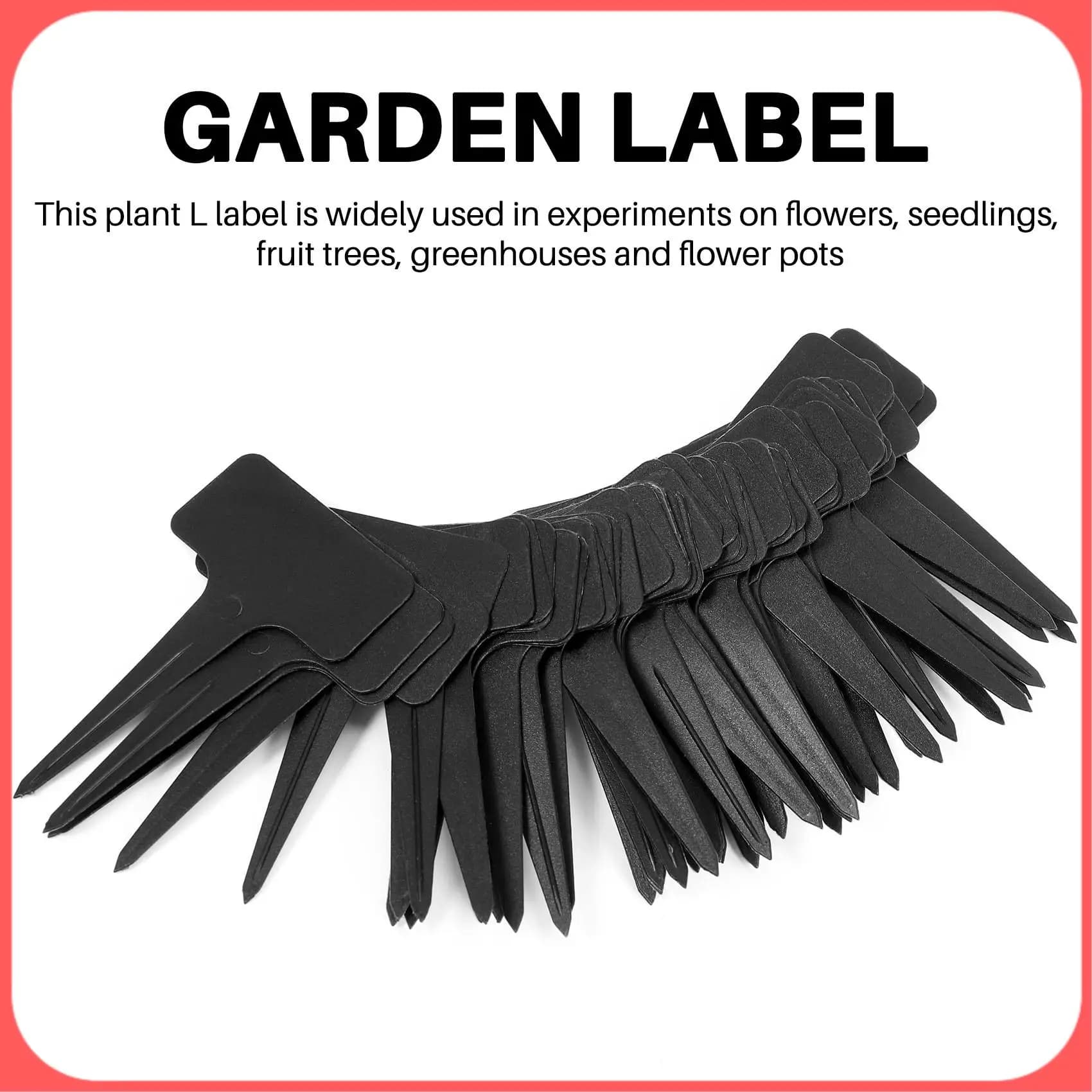 A76I-Ethict for Plants T-shaped Label Garden Flowers Jar Mark Suitable for Seed Herbal Flowers