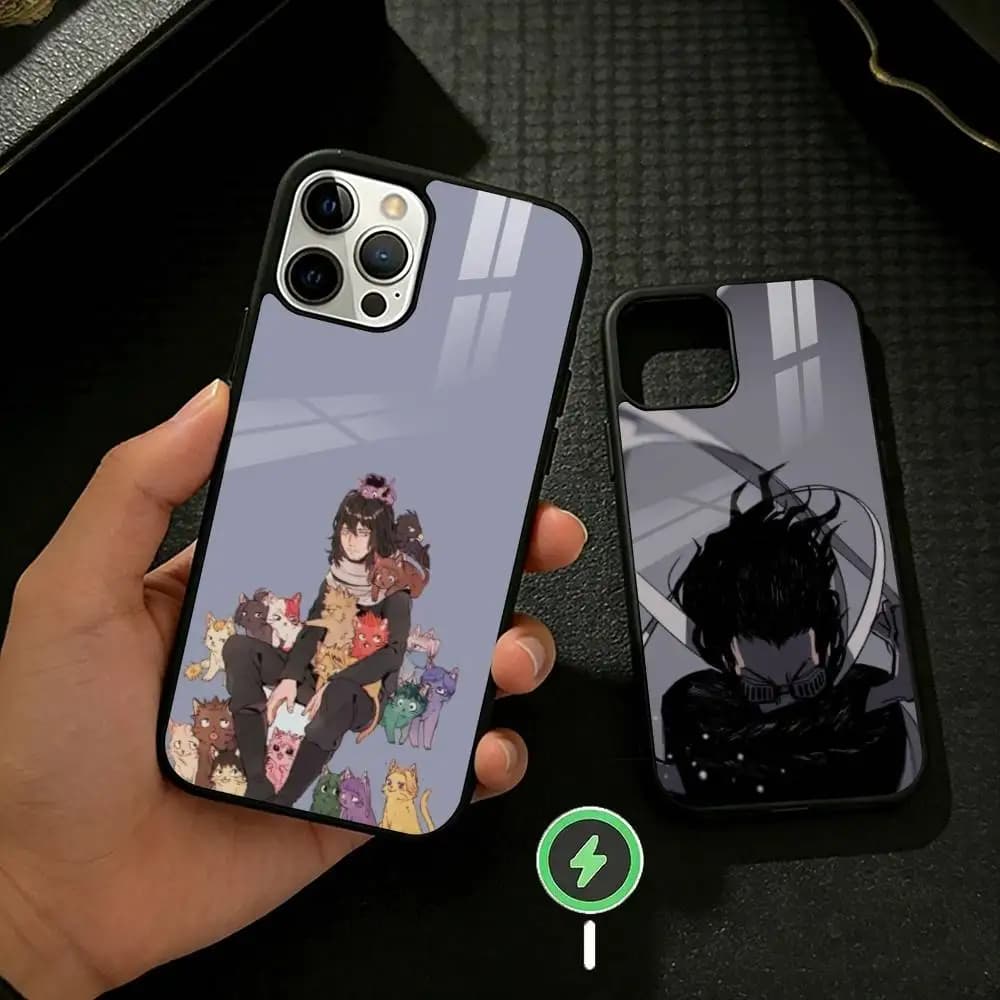 Anime S-Shota Aizawa Phone Case For iPhone 17 16 15 14 13 12 Pro Max Plus for Mirror Wireless Magnetic Cover