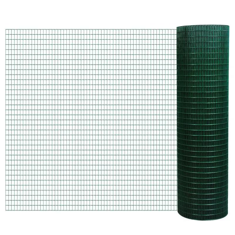 Rotolo di rete per recinzione in rete metallica da 98" di lunghezza x 35,5" di altezza per avari, polliere, cassettiere per conigli, animali, protezione da giardino