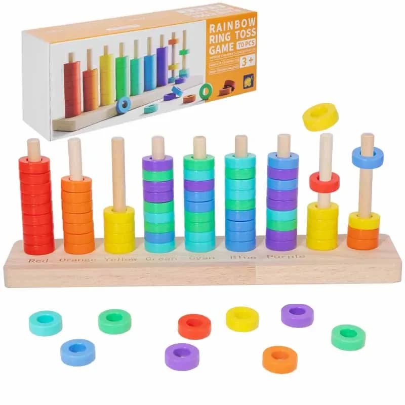 Gioco da tavolo Montessori Ordinamento dei colori Sfida di pensiero logico Interazione di liquidazione intellettuale Giocattoli educativi