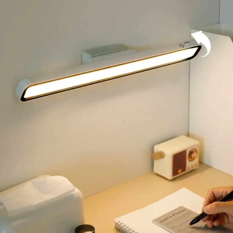 Lampada da scrivania Lampada da tavolo magnetica a sospensione Led USB ricaricabile con regolazione continua dell'armadio Armadio Luce notturna