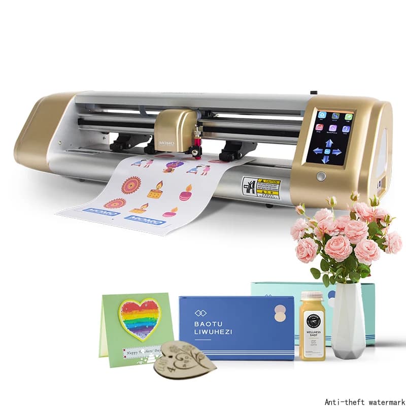 Plotter da taglio e stampa mini automatico per vinile 2026 di successo, con motore servo