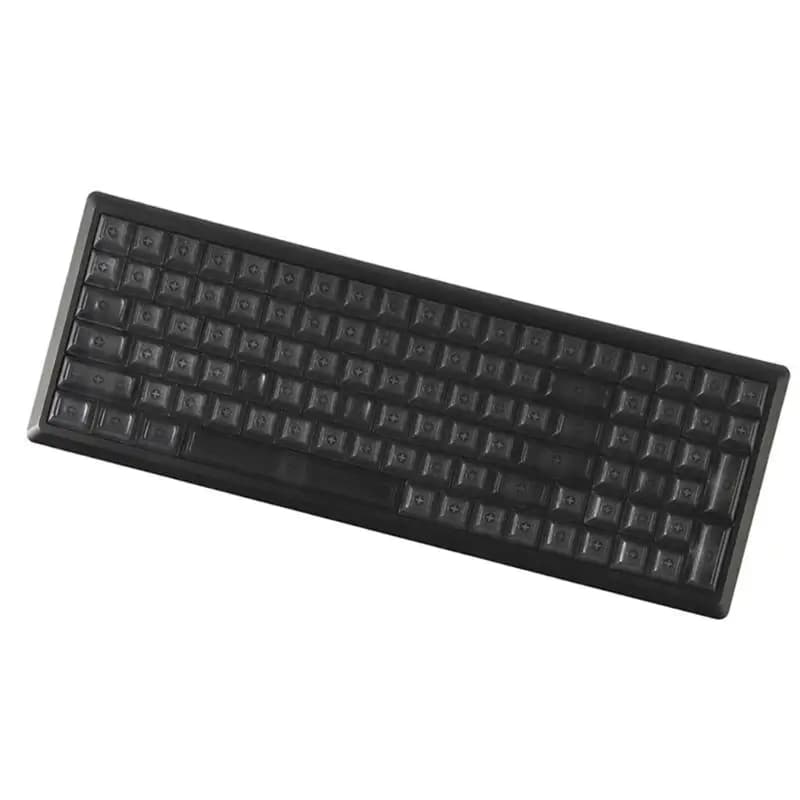 Y1UB 122PCS Copritasti per tastiera meccanica DSA Altezza altamente satinato Personalizzabile Set copritasti traslucidi