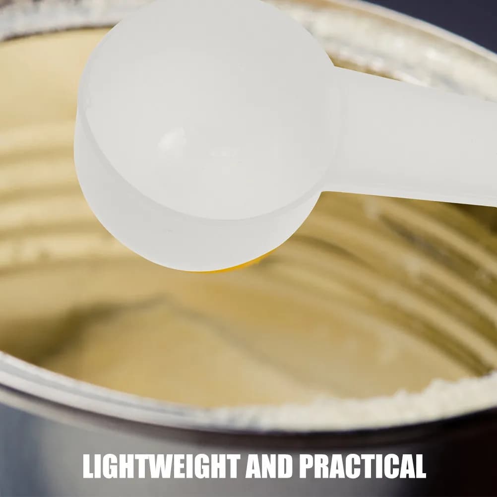 50 tablespoons small doses of 10 g for protein, milk powder, coffee, salt, sugar, portable, light, for kitchen, camping, hiking