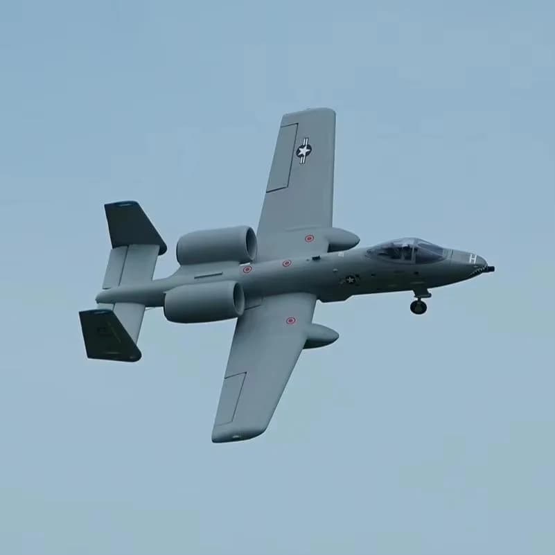 XFly Double 50mm A-10 Lightning II Fixed-wing Remote Control Aircraft Single Wing Duct Machine Electric Model Aircraft Toy Gift