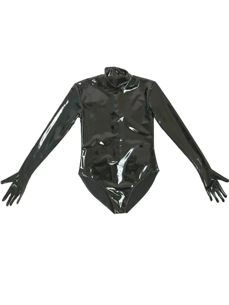 S-5XL Unisex Dita Catsuit Bagnate Effect PVC Body Polished PU Leather Body Collant Hot Sexy Cosplay Body Swimwear Swimwear Shirts