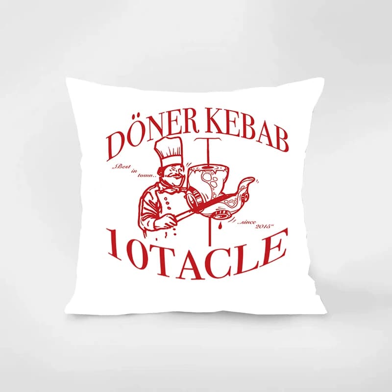 Doner Kebab Pillow cover home decoration gift sofa car super soft cushion square pillowcase chair pillowcase 32