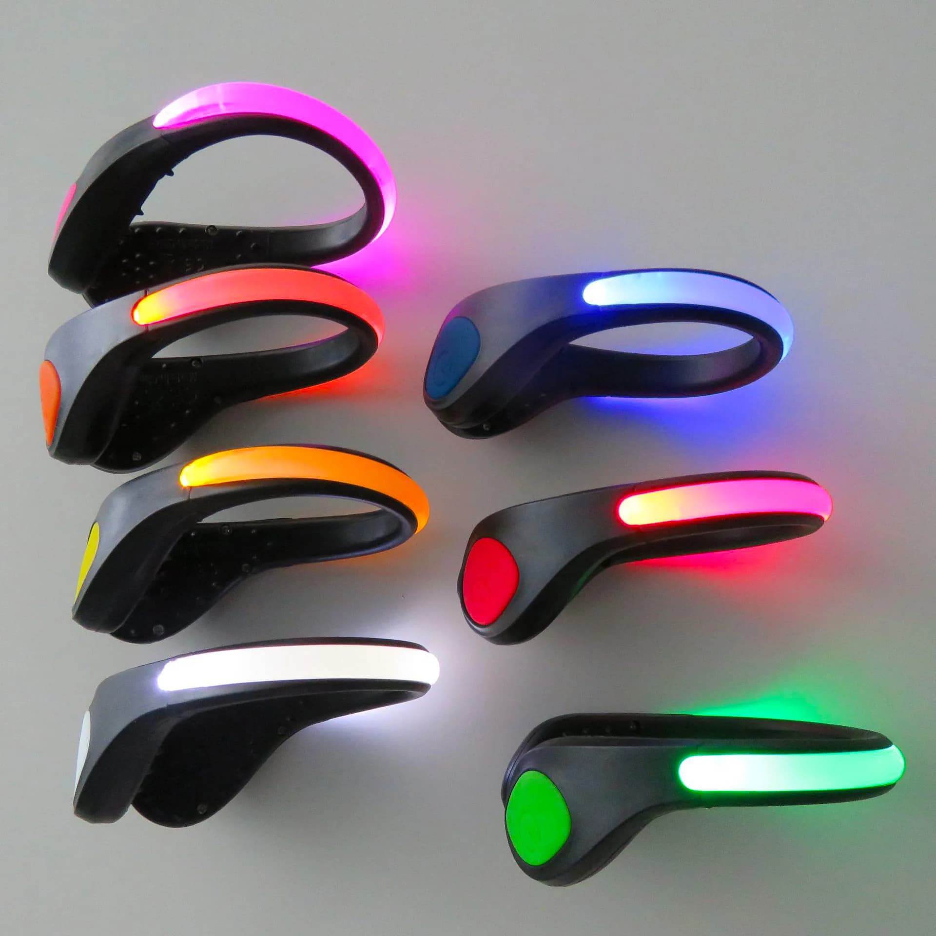 Luce LED a Clip per Scarpe, Mini Luce di Sicurezza Lampeggiante per Corsa Notturna, Ciclismo, Jogging e Camminata all'Aperto