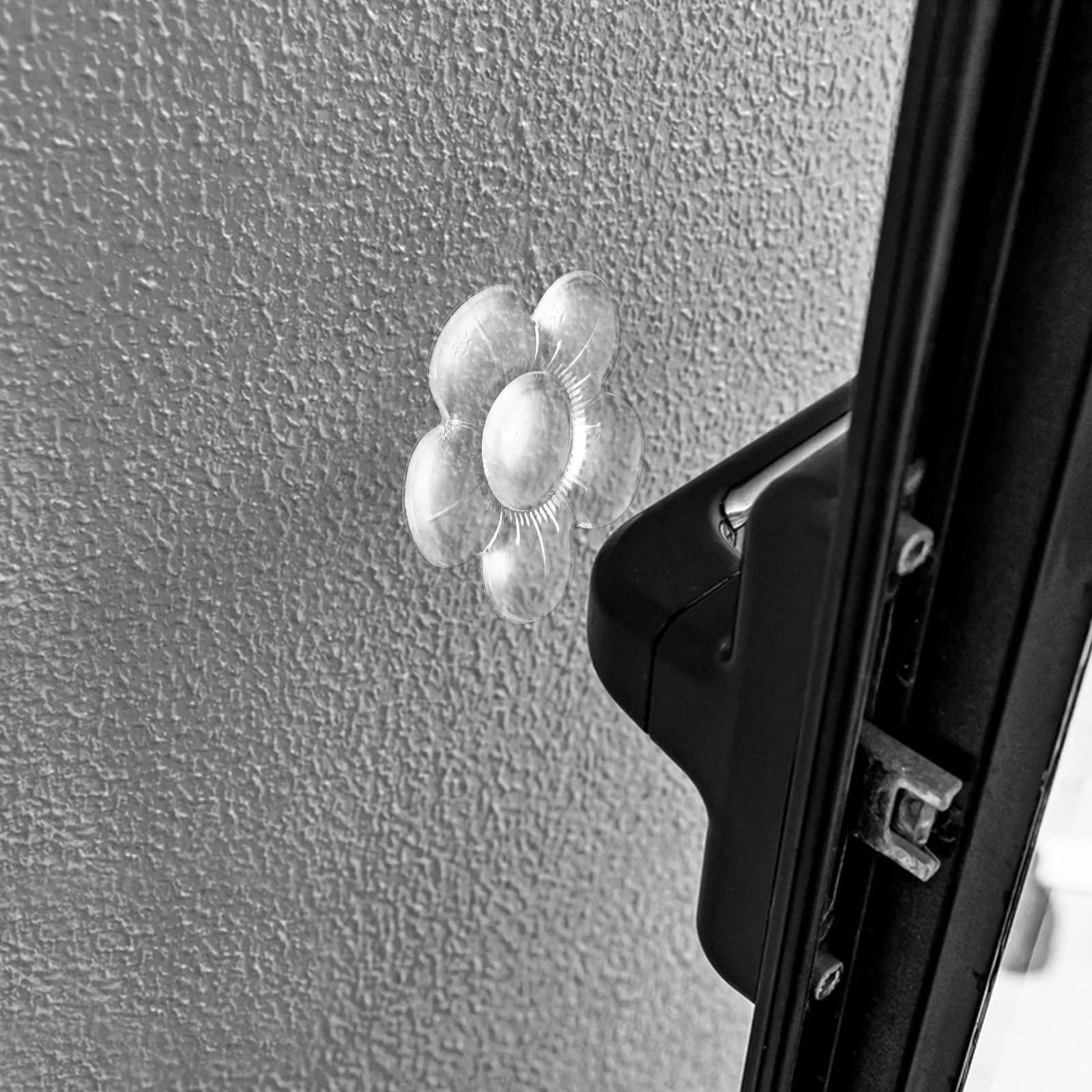 Set di 6 Paracolpi Trasparenti in Silicone Autoadesivi Anti-Chiocciole per Maniglie di Porte di Casa e Ufficio, Protezione per Pareti