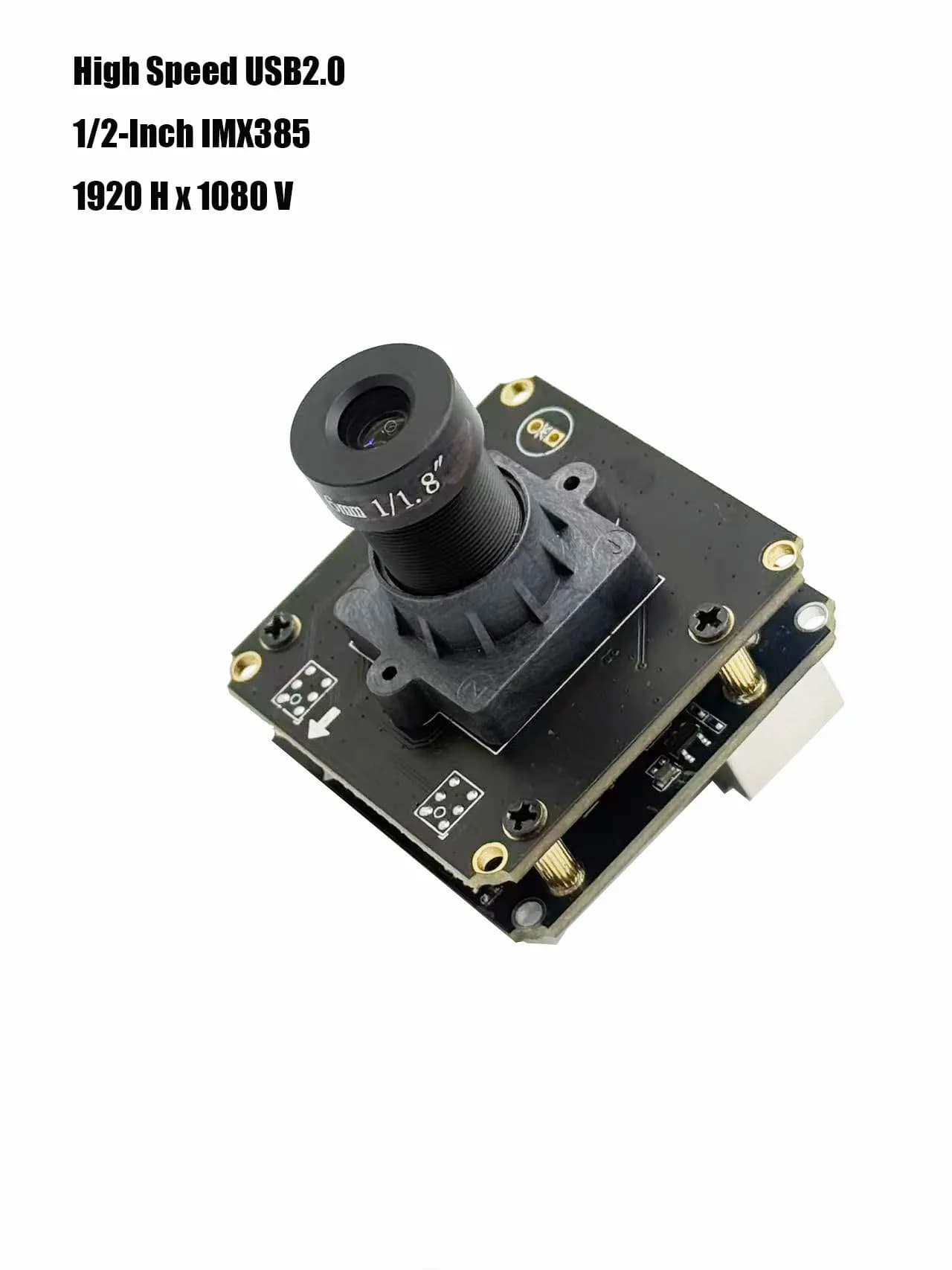 USB camera module 1920x1080 2MP HD IMX385 Starvis Lighting 60FPS MJPEG, YUY2 for safety products for artificial vision