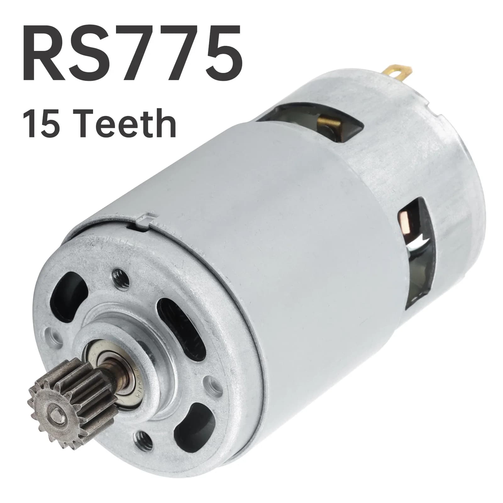 775 DC Motor 15 Teeth 12V 23000RPM Micro Motor for Electric Scissors / Cardboard Box Cutter / Fabric Cutting Machine