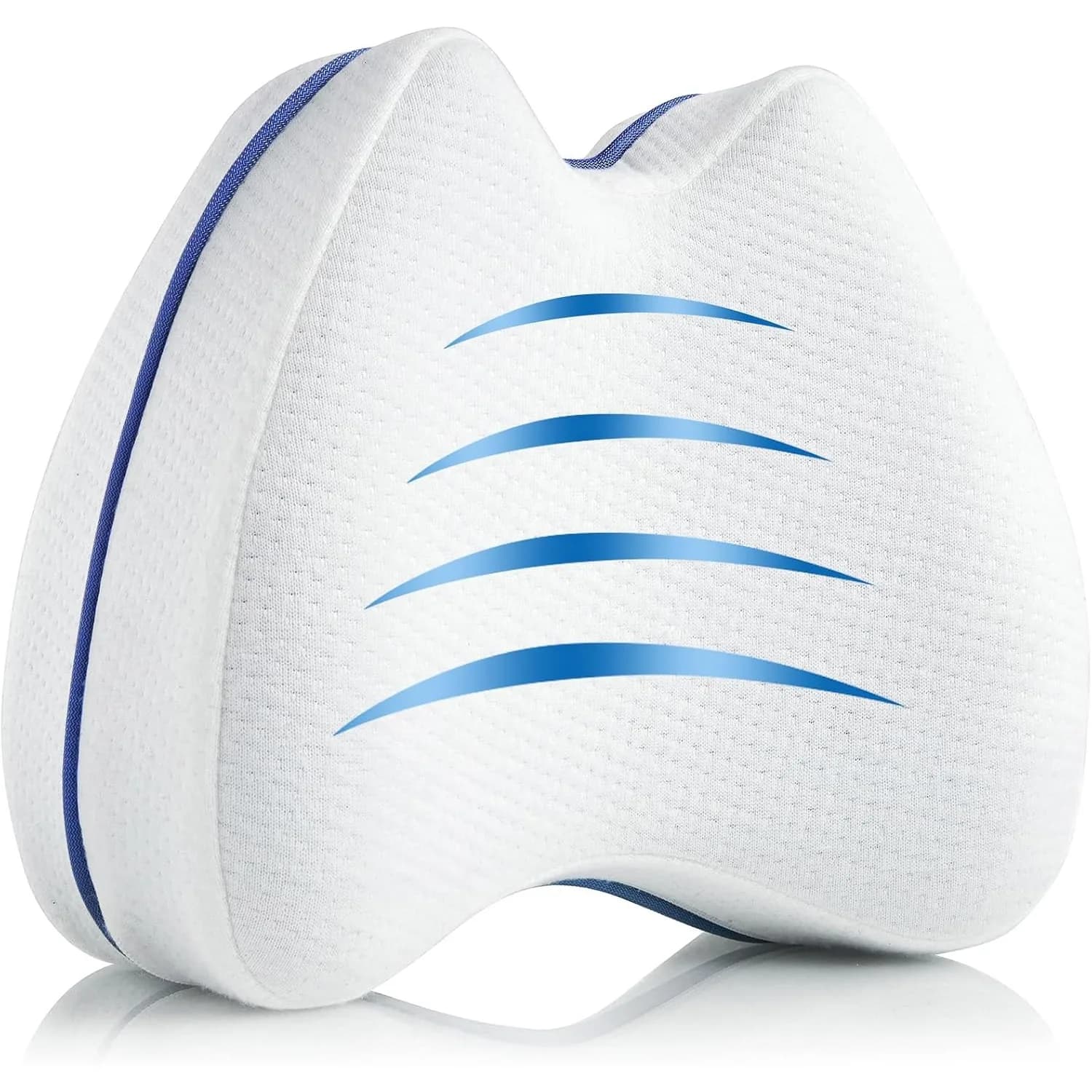 Knee&Leg Pillows Foam Support Pillow for Sleeping for Back Pain,Leg Pillow for Sleeping On Side,Memory Foam Cushion Knee Support