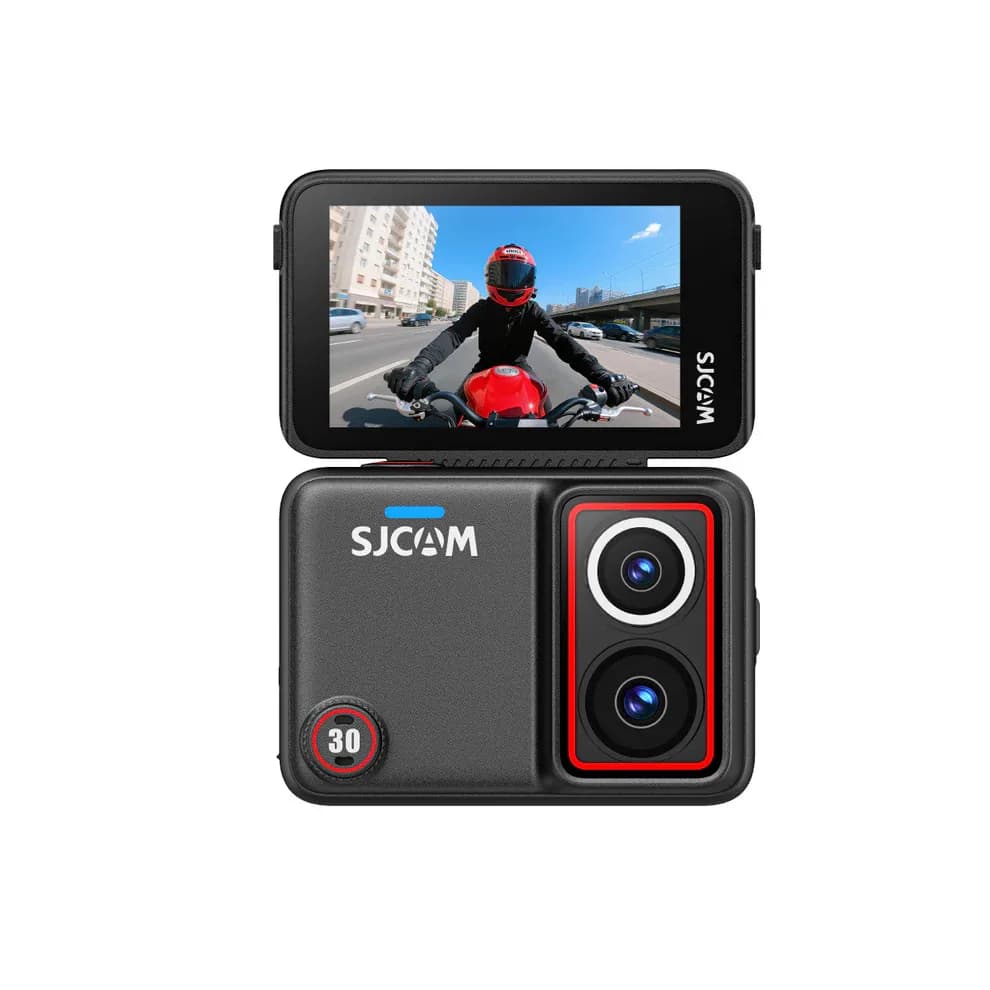 SJCAM SJ30 Videocamera d'Azione 8K a Doppia Lente, Video 20fps, Lenti Notturne, per Vlog, Viaggi, Fotografia all'Aperto, Impermeabile e Anti-Shake