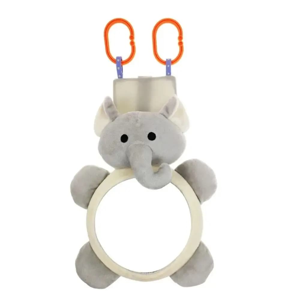 Specchio per auto per bambini in peluche infrangibile ampia vista chiara specchio per seggiolino auto di sicurezza specchio per seggiolino auto posteriore per cartoni animati monitor per bambini