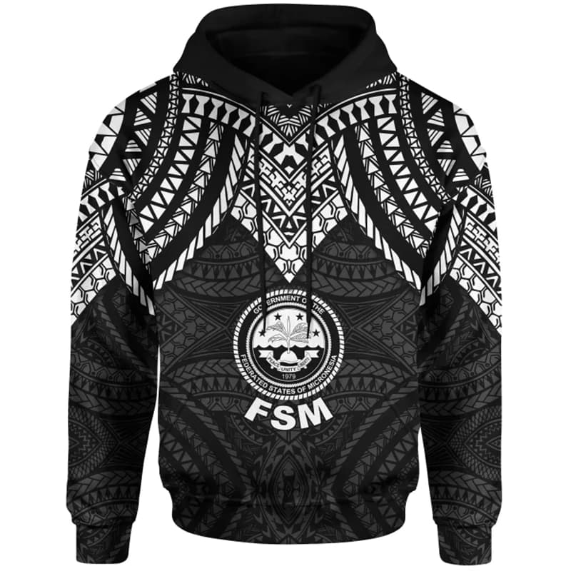Federated States Of Micronesia Flag Map 3D Printed Hoodies For Men Clothes FSM National Emblem Sweatshirt Casual Unisex Hoodie