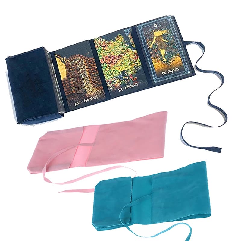 1Pc Tarocchi Custodia Carte Borsa di Stoccaggio Panno Strega Divinazione Gioielli Astrologia Dadi Borsa Gioco Tarocchi Sacchetto di Immagazzinaggio Accessori
