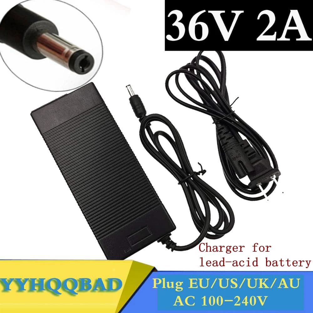 36V 2A lead acid battery charger electric scooter e-bike wheelchair Charger lead-acid battery DC5525 Connector