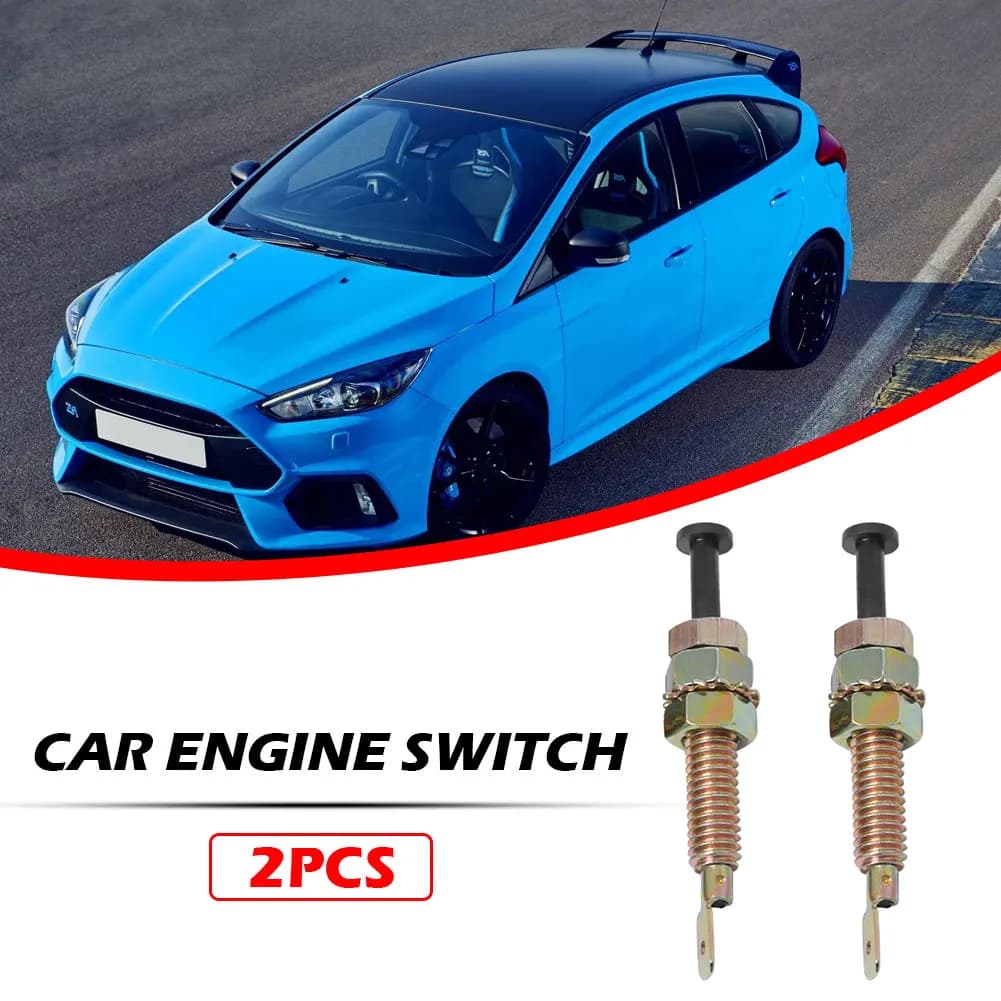 2/4 pezzi allarme auto sicurezza cofano porta pin interruttore porta stipite bagagliaio cofano perno interruttore lunghezza vite regolabile accessori auto