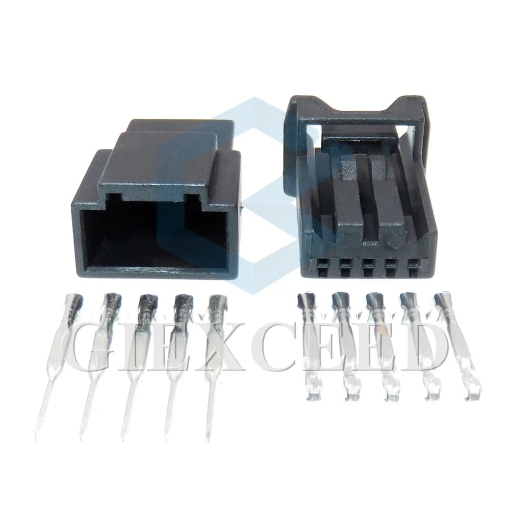 2 Set 5 Pin Maschio E Femmina Presa 0.7 Serie Auto Finestra Sollevatore Cavo Connettore AC Montaggio Adattatore Cablaggio In Miniatura
