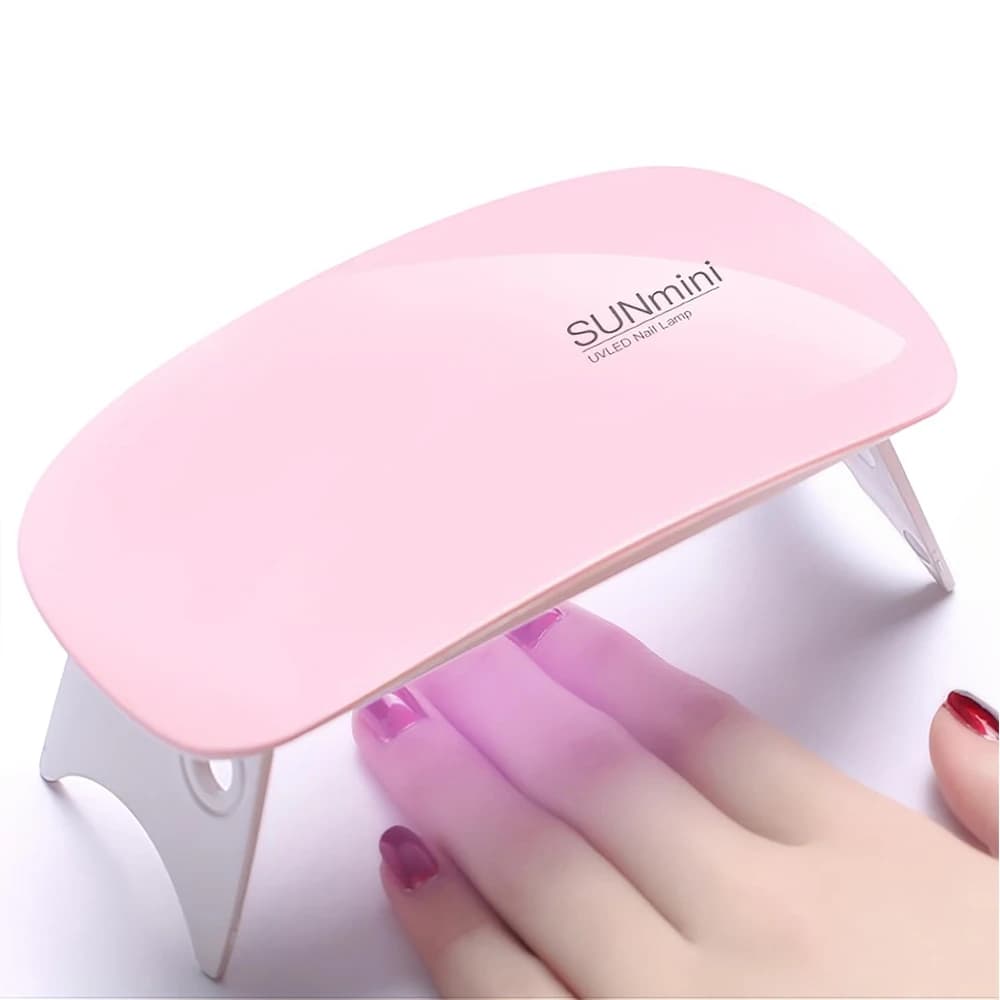 LINMANDA Mini LED Luce a polimerizzazione rapida Lampada per polimerizzazione flash Interfaccia USB Design pieghevole Manicure personale Uso da viaggio a casa Luce UV