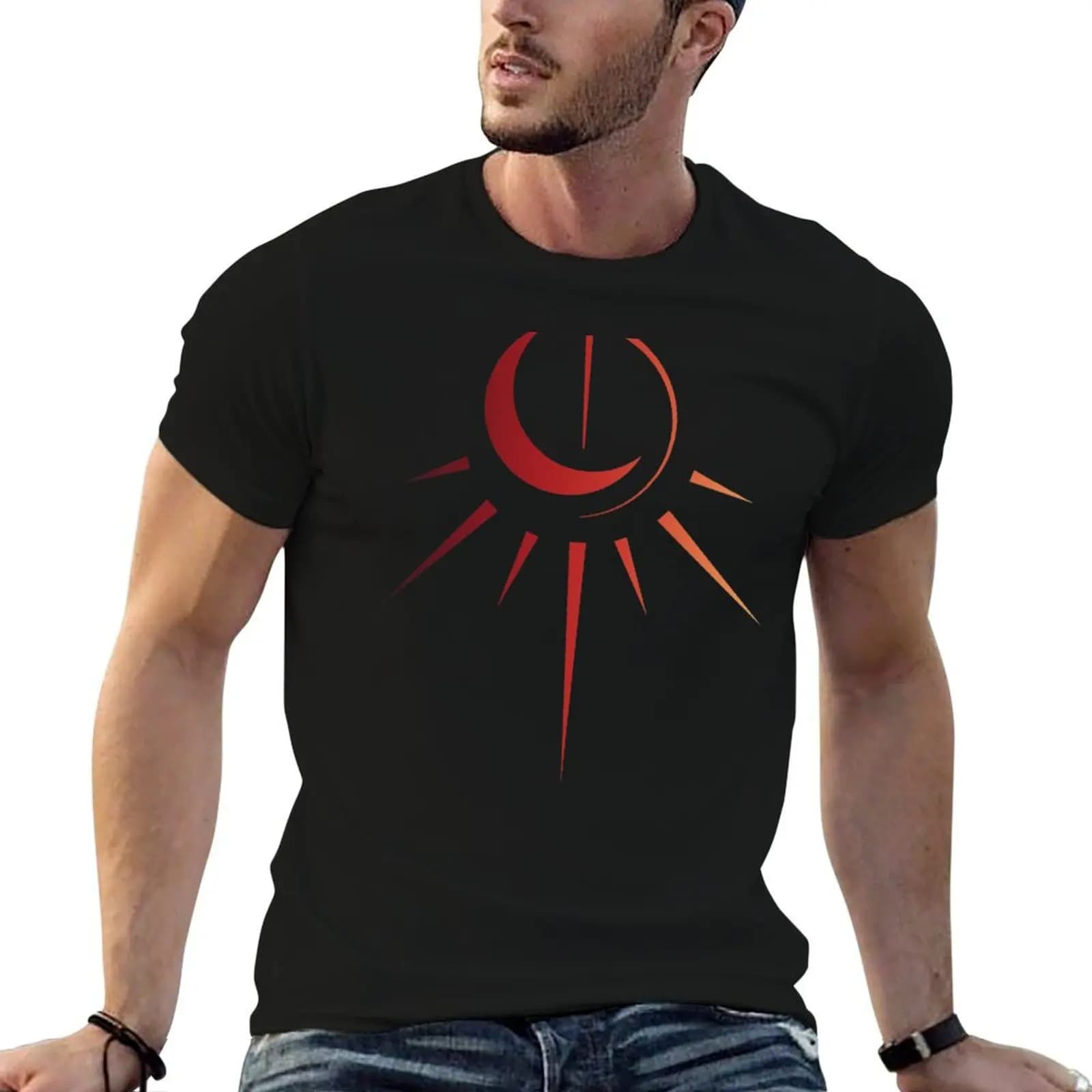 Dreamcatcher Prequel logo (black BG ver.) T-Shirt man t shirt graphic man tshirt man t shirt cotton T-shirt