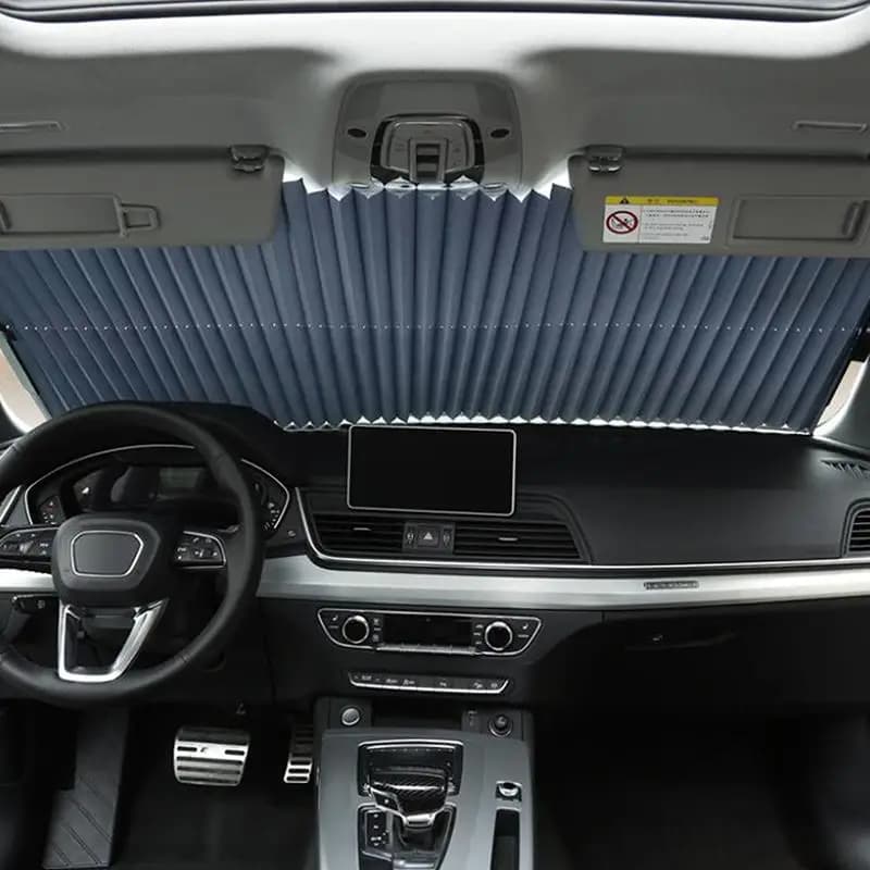 Parasole Auto Pieghevole, Protezione UV per Parabrezza Anteriore e Posteriore, Copertura per Finestrini Auto