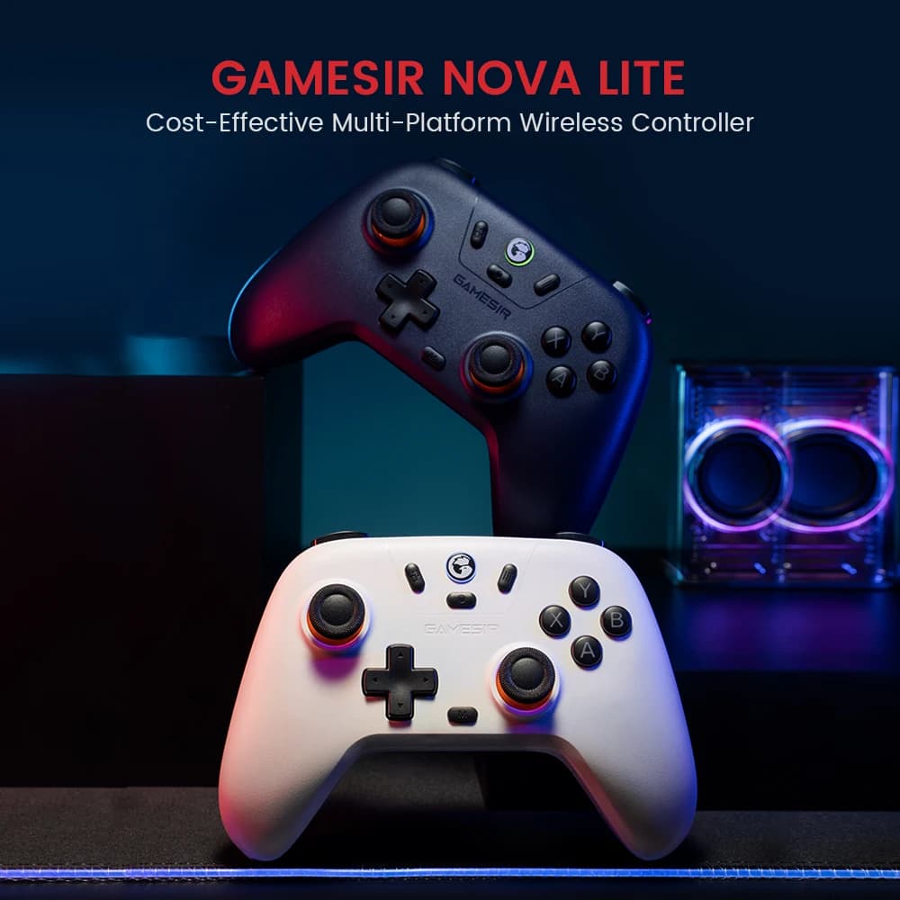 GameSir Controller Wireless Switch Nova Lite Gamepad Bluetooth with Hall Effect for Nintendo Switch iPhone Android Phone PC