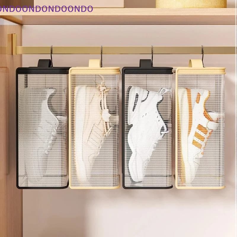 Mesh Shoe & Clothing Storage Bag Zipper Closure Large Capacity for Bedding Four-Piece Set Quilt Home Travel Storage