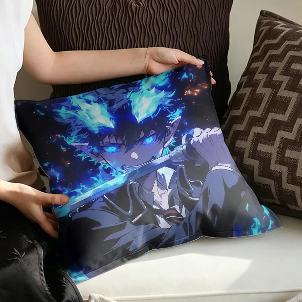 B-Blue Exorcist Cushion Cover comode fodere per cuscini, federe, cuscini per divano, decorazioni per la casa calde e uniche, federe