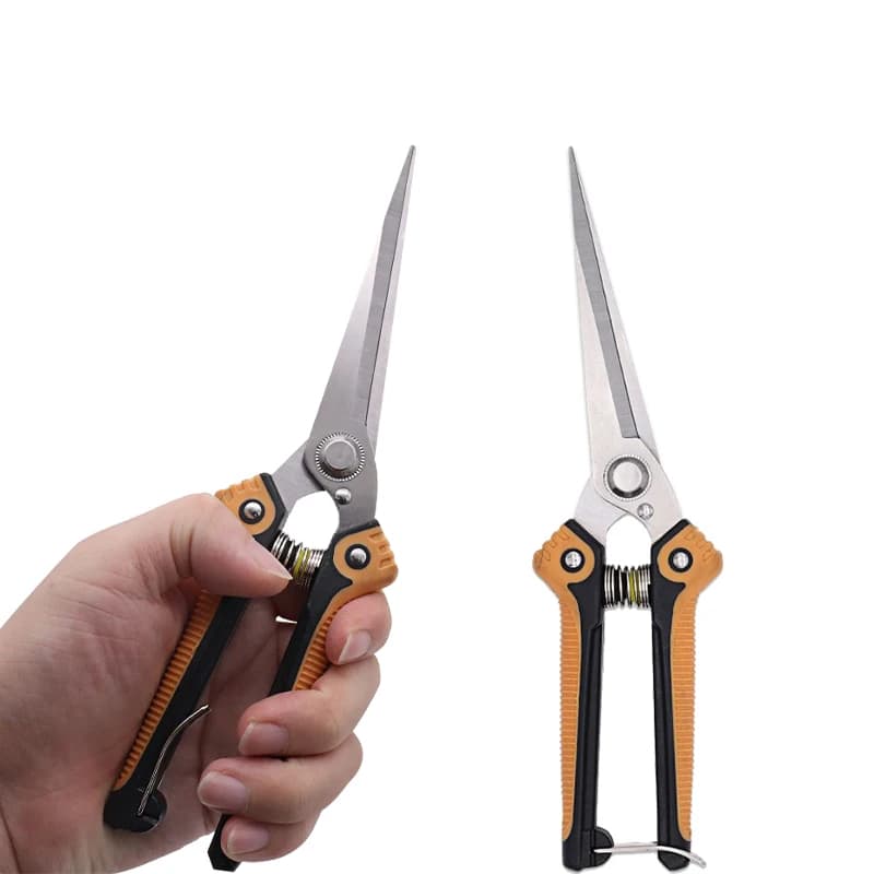 Professional garden shears pruning shears straight stainless steel pruning pot for garden fruit plants