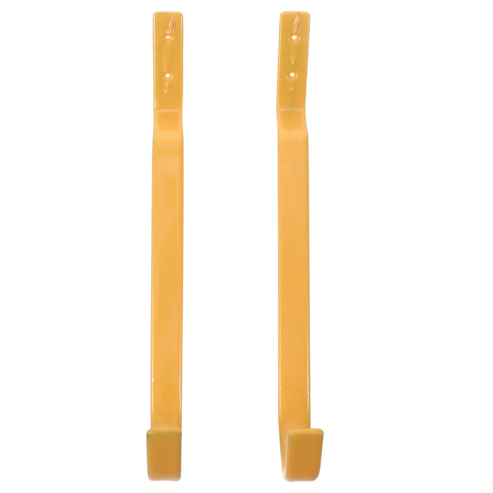 2Pcs Snooker Table Cue Holder Golden Replaceable Hook Under Table Pool Cue Rack Stable Metal Billiard Stick Organizer